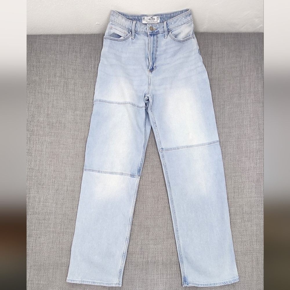 Hollister Curvy Ultra High-Rise Dad Jean Vintage Stretch. 27 - Picture 1 of 11